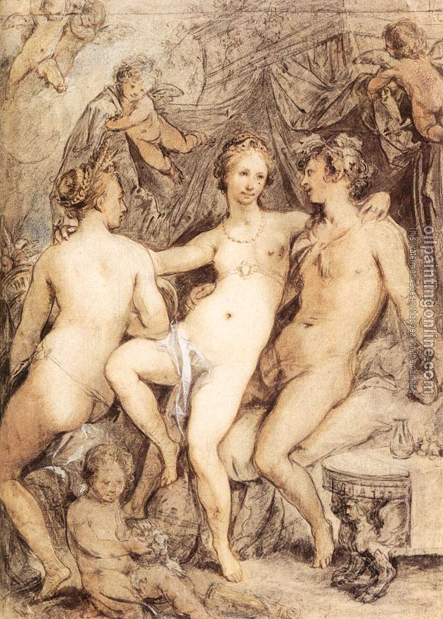 Goltzius, Hendrick - Venus between Ceres and Bacchus